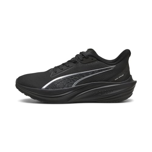 PUMA メンズ Darter Pro ランニングシューズ, ブラック-シルバー, 28.0 cm