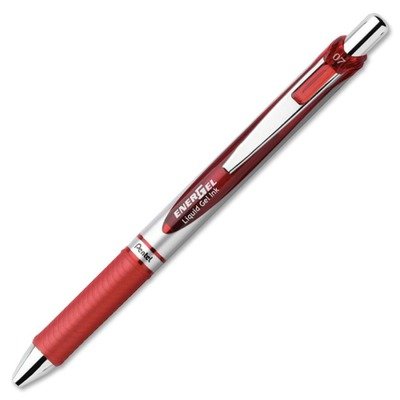 Pentel Penbl77B - Penna a sfera con inchiostro gel, retrattile, 3 pezzi
