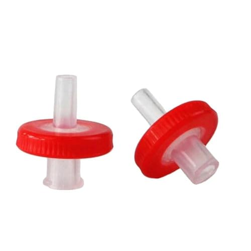 Image of Syringe Filters Hydrophobic PTFE Membrane 100pcs /Barrel, 0.45μm Pore Size,13mm Disc Diameter,HPLC and GC Needle Filter, Non-Sterile, High Throughput Lab Filtration
