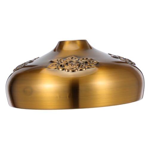 VILLCASE Elegant Flower Pattern Table Lamp Base with Sturdy Metal Design for Bedroom and Study Decor Charming Rose Spire for Unique Lighting Atmosphere