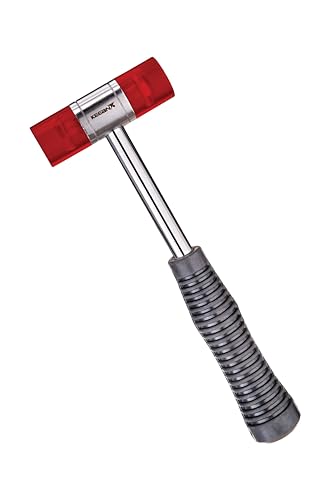 Image of KEEAN 40 MM Soft Faced Acetate Mellet Industrial Hammer Non Slip Rubber Grip Bending Forming Metal Tile Fitting Wood Work Professional