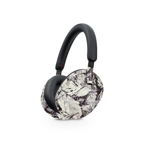 Image of MightySkins Carbon Fiber Skin Compatible with Sony WH-1000XM5 Headphones - Nest Sketch | Protective, Durable Textured Carbon Fiber Finish | Easy to Apply