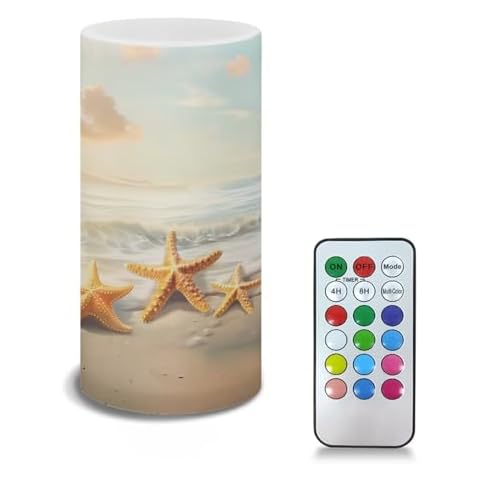 Poceacles Gold Flameless LED Candle Set Cover