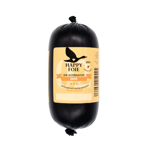 Happy Foie Ente | BIO Entenleberzubereitung | Ohne Stopfen | DE-ÖKO-007 | 250g-Rolle Cover