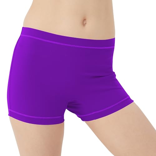Image of QBK Toddler Girls Swim Shorts 2T-14 Boyshort Swimsuit UPF 50+ Quick Dry Rash Guard Swim Bottoms