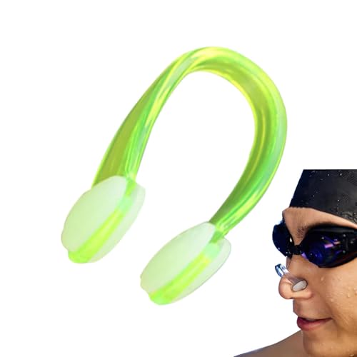 Clip de nariz para natación, tapones de natación de nariz de silicona para adultos y adolescentes, equipo de práctica de entrenamiento de piscina para mujeres, hombres, adolescentes, jóvenes, niños y