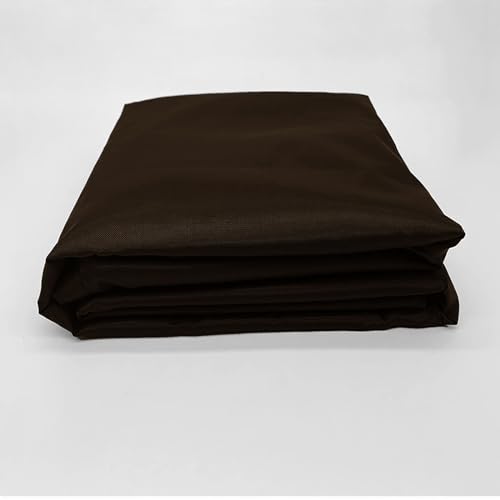Filet d'ombrage pour jardin et terrasse grand format 4.5 x 6 m en toile marron - 8