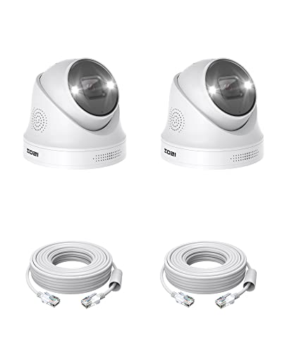 ZOSI 5MP PoE IP Dome Cameras, Outdoor/Indoor, Person/Vehicle Detection