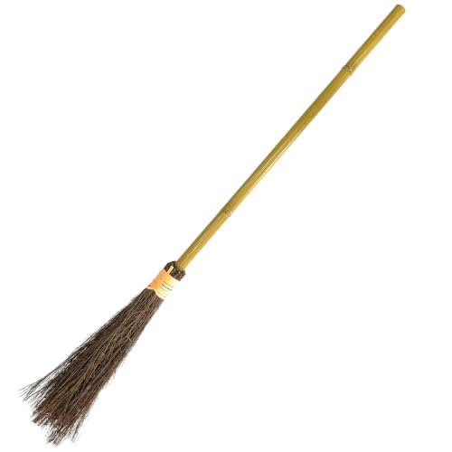Kangaroo 40" Plastic Witch Broomstick Costume Prop for Kids, Teens & Adults