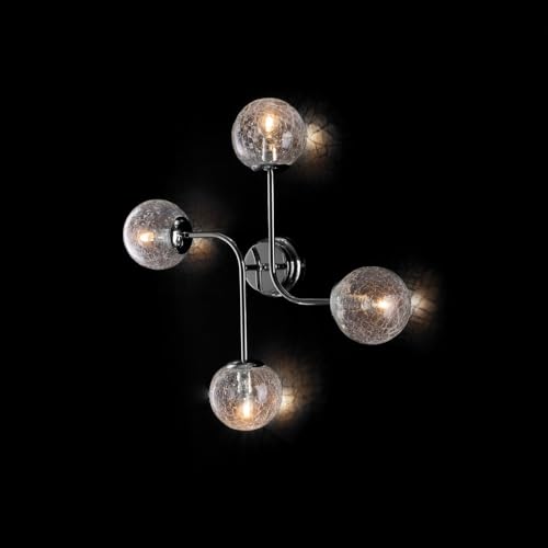 Plafonnier 4 lumières pour éclairer une pièce sombre avec élégance