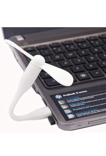 Image of RD-778 Portable Mini USB Dragon Fan with 2 Leaf & 1 Pc Poratble LED Mini Light Connect with Laptop, Smartphone, Powerbank, USB Adapter /Hub (Multicolour)