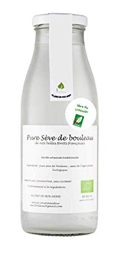 SEVE DE BOULEAU Bio 6 bouteilles à 7,80 € l'unité qualité du Limousin