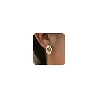 Gold Plated Chunky Gold Earrings