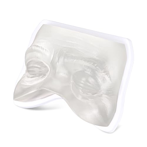 Image of Face Model for Injection Practice Kit - Transparent Face for Injection Liquid Training, Perfect for Micro Plastic Surgery, Filler Practice, Beautician Teaching, Medical Students Learning