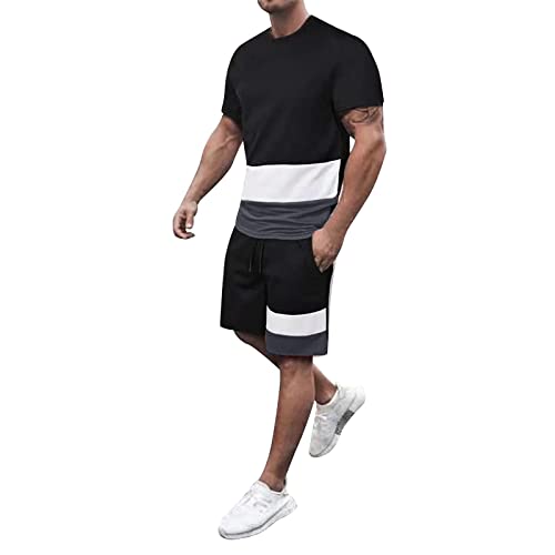 Short à manches courtes de sport homme ensemble finition 3D premium