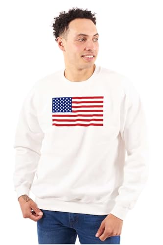 Brisco Brands Classic American Flag USA Pride Sweatshirt for Men or Women4