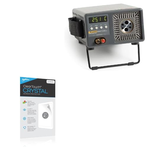 BoxWave Screen Protector Compatible with Fluke Calibration 9140 - ClearTouch Crystal (2-Pack), HD Film Skin - Shields from Scratches