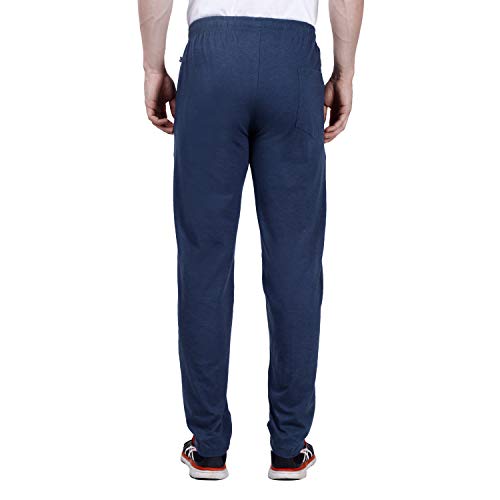 Image of Trackpants for Men - Regular Fit, Cotton Hoisery, Ultra Soft, Comfortable, Lightweight, Ziper Pockets, Front Zip, Back Pocket, Solid Mnimal