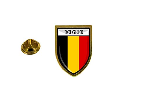 Akachafactory Pin Pin Anstecker Anstecker Anstecker Stadt Flagge Belgien