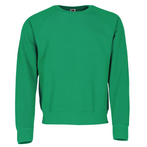 Fruit of the Loom Classic Raglan Sweat, Farbe:maigrün + GRATIS MyShirt...