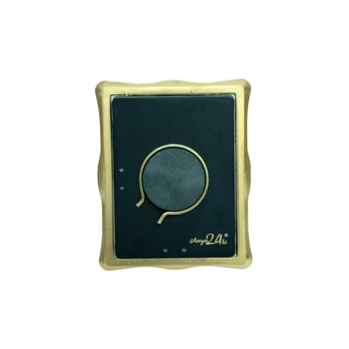 Image of EKA Divine Series Hanuman Ji - 24kt Gold Foil Blessing Tabletop | Vastu Positive Decor for Strength & Faith | Auspicious Gift for Hanuman Jayanti, Weddings & Celebrations (7.5 cm x 9 cm)