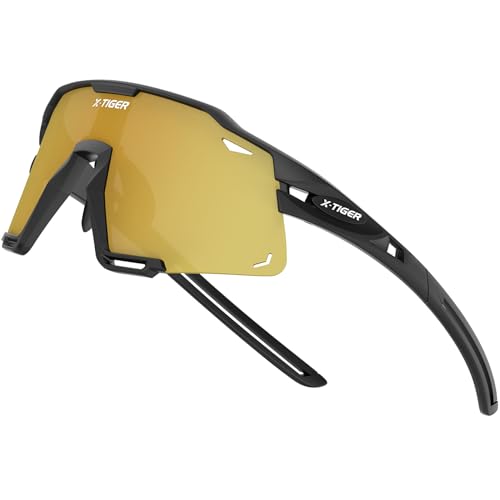 Image of X-TIGER Polarized Kids Sunglasses Youth Baseball Sunglasses UV400 Boys Girls Sports Sun Glasses for Softball Cycling Scooter