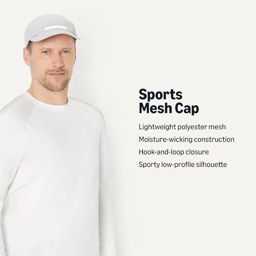 Image of Amazon Essentials Men's Adjustable Moisture-Wicking Sports Mesh Baseball Cap