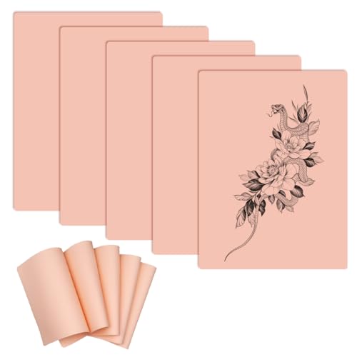 10 Piezas Piel de Tatuaje, 18.7*14 cm Tattoo Skin, Piel Sintetica Tatuaje 1mm, Piel para Practicar Tatuajes, Tatuaje de Piel Artificial, Vaselina Tattoo, Sintética Profesional Adecuada para Práctica