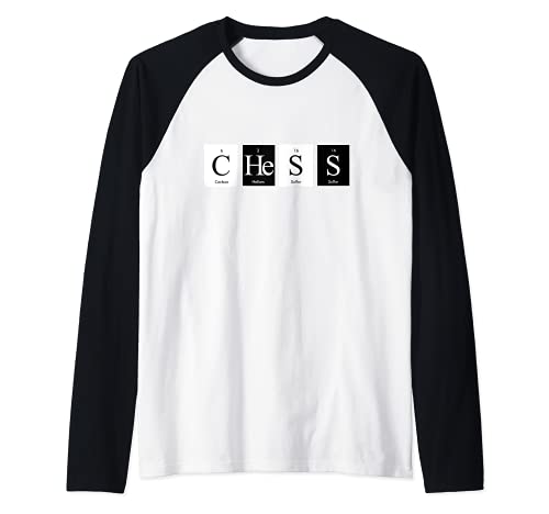 Chess Checkmate Grandmaster Board Game Castling Player Raglan Baseball Tee, Black