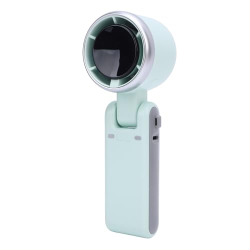 Vvikizy Tragbarer Handheld -Turboladerlüfter, 180 ° Klappdesign 5 Getriebe Einstellbare Windladierer Handlüfter mit Lanyard, für Outdoor -Aktivitäten, (Hellgrün) Vvikizy Tragbarer Handheld -Turboladerlüfter, 180 ° Klappdesign 5 Getriebe Einstellbare Windladierer Handlüfter mit Lanyard, für Outdoor -Aktivitäten, (Hellgrün)