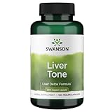 Swanson Liver Tone Liver Detox Formula 300 Milligrams 120 Veg Capsules
