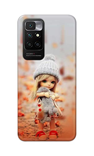 Image of PRINTFIDAA Doll Cute Girl Amazing Beauty Little Kid Child Playing Hard Back Cover for Redmi 10 Prime Back Cover -(P6) KAT1001