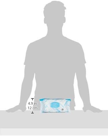 Amazon Elements Baby Wipes, Unscented, 480 Count, Flip-Top Packs