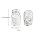 10Pcs Dollhouse Glass Jars Miniature: 1/12 Scale Glass Bottles Food Container for Kitchen Restaurant - Mini Canister Empty with Cork，Dollhouse Accessories，Dollhouses Décor