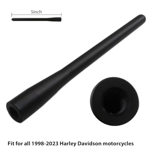 New Version 4.5 Inch Short Antenna for H-Arley D-avidson Motorcycle 1998-2023 Stubby Antenna Replacement Accessories