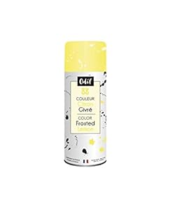 Yellow Frosted Effect Varnish Spray 125 ml