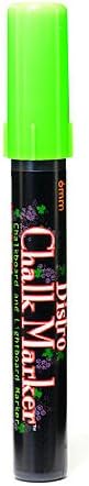Marvy Uchida Bistro Chalk Markers fluorescent green broad point [PACK OF 6 ]