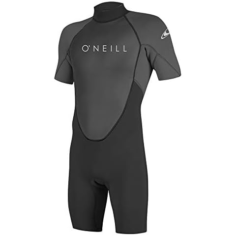 O'Neill Wetsuits Men's Reactor-2 2mm Back Zip Spring Wetsuit, Black/Graphite, XL Cover