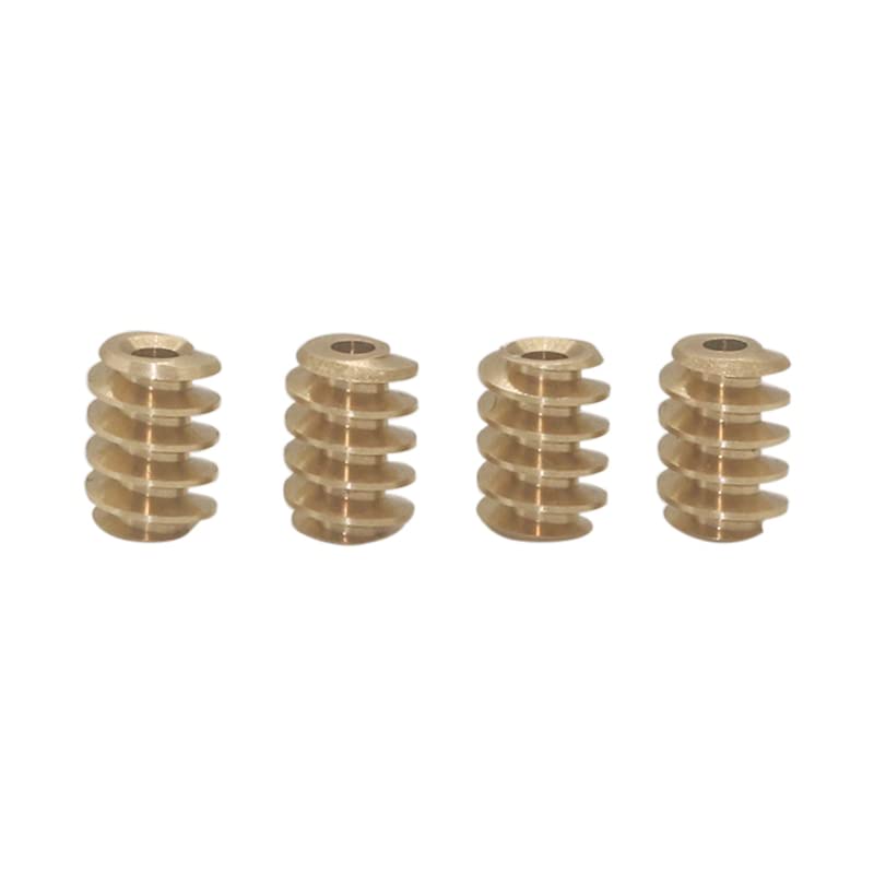 Tool Part for 2PCS Brass Motor Output Copper Worm Wheel Gear 0.5 Modulus 2mm/2.3mm Hole - (Hole Diameter: 2.0mm)
