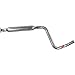 Walker Exhaust 55667 Exhaust Resonator and Pipe Assembly 2.125" Outlet (Outside)