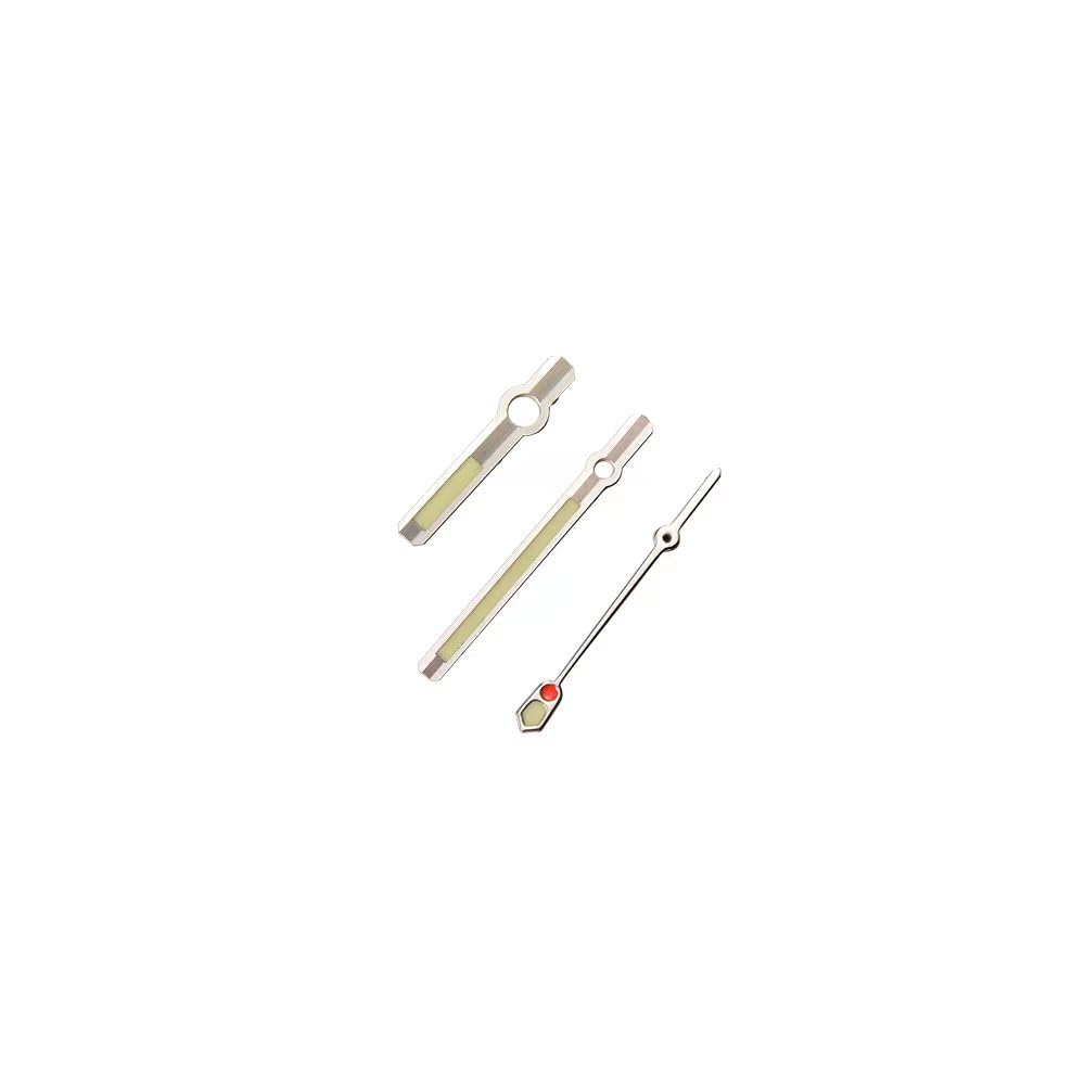 Semdu Stainless Steel C3 Green Luminous Watch Hand Fit for SKX 6105,Watch Hand for SKX 007 nh35 nh36 Movement Watch, 6105 Watch Hand, luminous