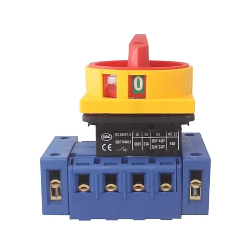 LW30-40A / 6P Disconnect Isolator Switch Three-Phase Six Wire Padlock Load Power Cut-Off Transfer Rotary Cam Switches YMD11-40A