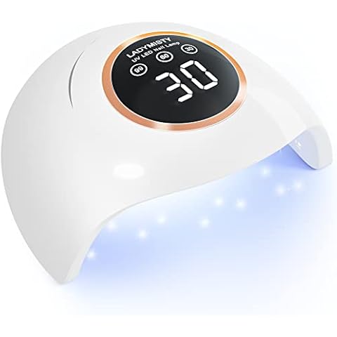 LadyMisty 72W UV LED Nail Lamp Light Dryer for Nails Gel Polish with 18 Beads 3 Timer Setting & LCD Touch Display Screen, Auto Sensor, Professional Nails, White……… Cover