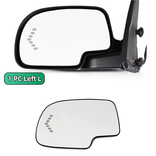 Verre de rétroviseur chauffant Chevy Silverado grand angle pour angle mort - 3