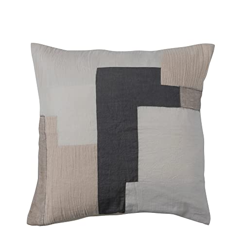 Housse de coussin gris et noir pour une ambiance cocooning