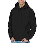 JustBlanks Mens Fleece Hoodie Long Sleeves Casual Pullover Hooded Sweatshirt with Kangaroo Pocket – Cozy Tall hoodies for men