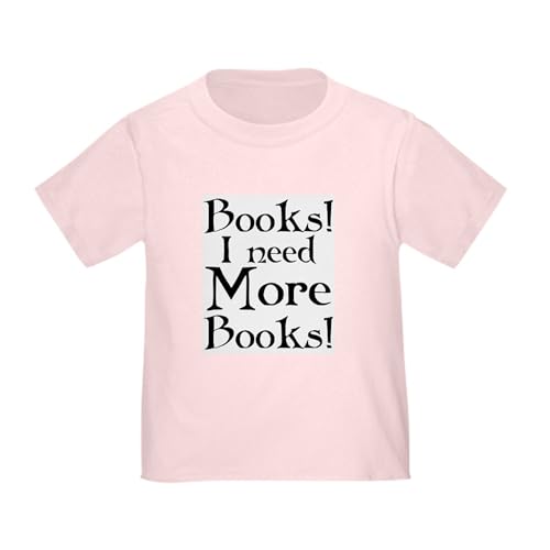 Cafepress 01866729032B997 I Need More Books Toddler T Shirt Cute Toddler T-Shirt cover