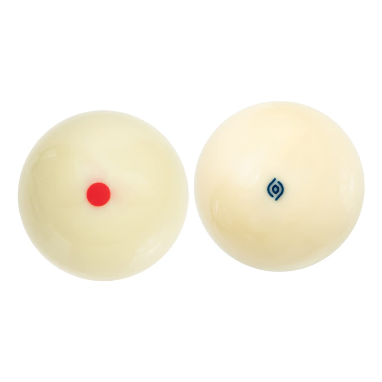 Sosoport 2Pcs Wear Resistant Pool Balls Professional Replaceable Billiard White Balls for Skill Development and Performance