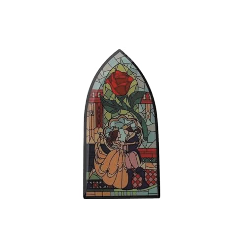 Image of Belle Beast Enamel Pin Princess Movie Lover Brooch Collectible Lapel Pin For Fans (beauty belle pin)