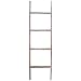Decorative Ladder - Reclaimed Old Wooden Ladder 6 Foot Rustic Barn Wood